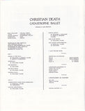 Christian Death - Catastrophe Ballet