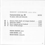 Johannes Brahms - Klavierquartett Op.25 / Fantasiestücke Op. 88