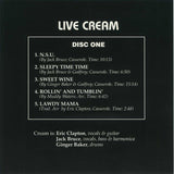 Cream (2) - Live Cream & Live Cream, Volume II
