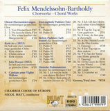 Felix Mendelssohn-Bartholdy - Chorwerke = Choral Works (Complete)
