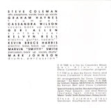 Steve Coleman And Five Elements - On The Edge Of Tomorrow