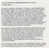 Johann Sebastian Bach - The Brandenburg Concertos Nos. 4, 5 & 6
