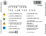 Elton John - Too Low For Zero