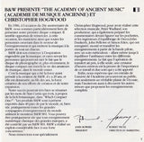 Christopher Hogwood - B&W Present The Academy Of Ancient Music