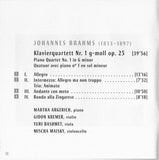 Johannes Brahms - Klavierquartett Op.25 / Fantasiestücke Op. 88
