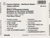 Wiener Volksopernorchester - Famous Waltzes