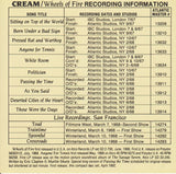 Cream (2) - Wheels Of Fire