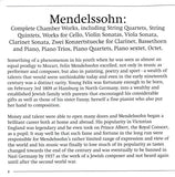Felix Mendelssohn-Bartholdy - Chamber Music (Complete)