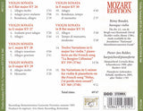 Wolfgang Amadeus Mozart - Violin Sonatas = Violinsonaten