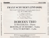 Borodin Trio - Piano Trio In B Flat Op.99