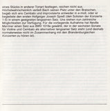 Johann Sebastian Bach - The Brandenburg Concertos Nos. 1, 2 & 3