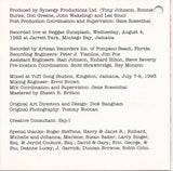 Various - Live At Reggae Sunsplash 1982