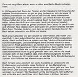 Johann Sebastian Bach - The Brandenburg Concertos Nos. 4, 5 & 6
