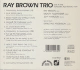 Ray Brown Trio - Live At The Concord Jazz Festival - 1979
