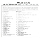 Miles Davis - The Complete Birth Of The Cool