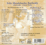 Felix Mendelssohn-Bartholdy - Chorwerke = Choral Works (Complete)