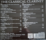 Henk de Graaf - The Classical Clarinet