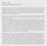 Steve Lacy - Live At Jazzwerkstatt Peitz