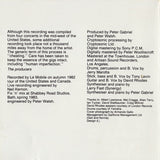 Peter Gabriel - Plays Live - Highlights