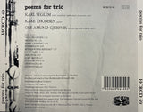 Karl Seglem - Poems For Trio