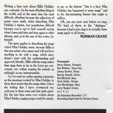 Billie Holiday - Songs For Distingué Lovers