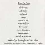 Tears For Fears - The Hurting
