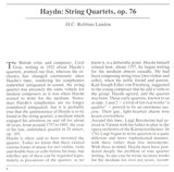 Joseph Haydn - 6 Streichquartette Op. 76