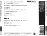 Gian Carlo Menotti - Violin Concertos