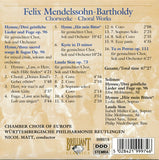 Felix Mendelssohn-Bartholdy - Chorwerke = Choral Works (Complete)