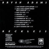 Bryan Adams - Reckless