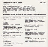 Johann Sebastian Bach - The Brandenburg Concertos Nos. 1, 2 & 3