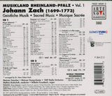 Jan Zach - Musikland Rheinland-Pfalz Vol.1: Geistliche Musik • Sacred Music • Musique Sacrée
