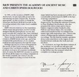 Christopher Hogwood - B&W Present The Academy Of Ancient Music