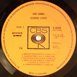 Leonard Cohen - Live Songs