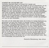 Johann Sebastian Bach - The Brandenburg Concertos Nos. 4, 5 & 6