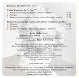 Johannes Brahms - Violin Concerto In D, Op.77 / Double Concerto In A Minor, Op.102