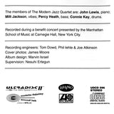 The Modern Jazz Quartet - Blues At Carnegie Hall
