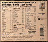 Jan Zach - Musikland Rheinland-Pfalz Vol.1: Geistliche Musik • Sacred Music • Musique Sacrée