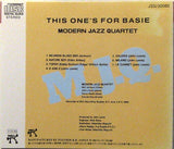 The Modern Jazz Quartet - This One's For Basie