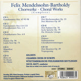 Felix Mendelssohn-Bartholdy - Chorwerke = Choral Works (Complete)