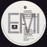 Cabaret Voltaire - Don't Argue